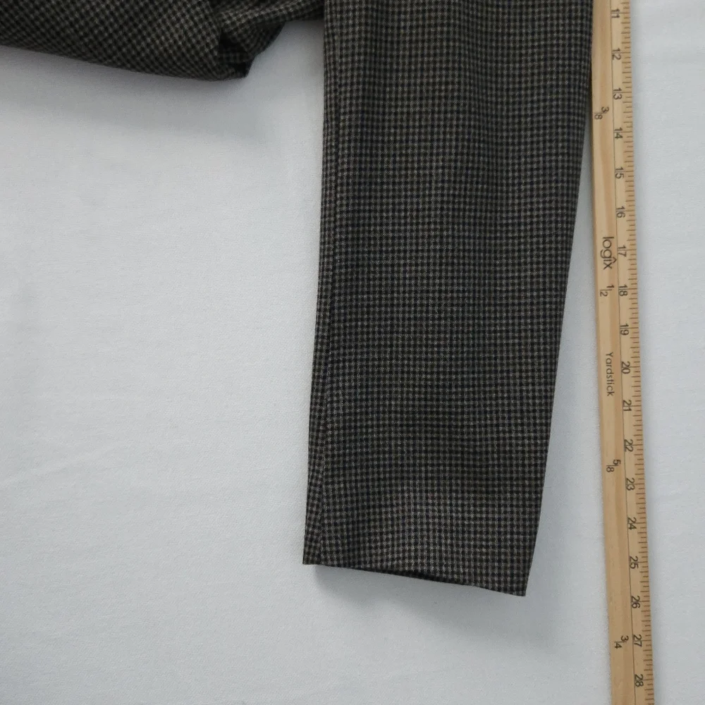 Lauren Ralph Lauren 46R Brown Houndstooth Sport Coat‎ Blazer Jacket Mens